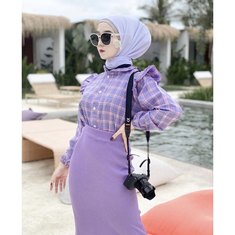 [READY BISA COD] LILAC ZALIA ROK BY SYSLABEL