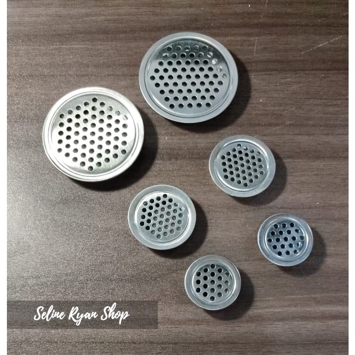 Tutup Lubang / Saringan Hawa Lemari Kabinet Rak Stainless