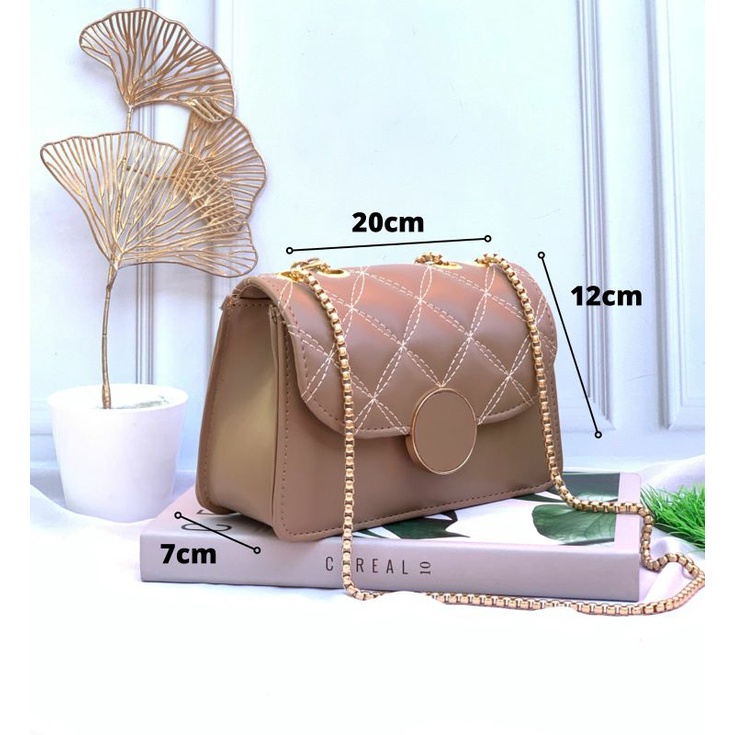 READY STOCK TAS SELEMPANG WANITA/ PRODUK LOKAL MURAH/ AUREL BAG