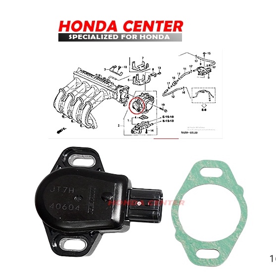 sensor tps trotel jazz gd3 city gd8 2003 2004 2005 2006 2007 2008 vtec idsi