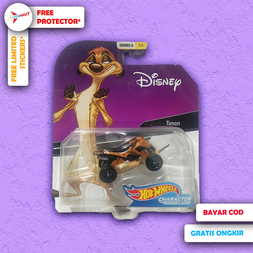 HW Hotwheels Disney Timon The Lion King ATV Motorcycles Diecast 2018