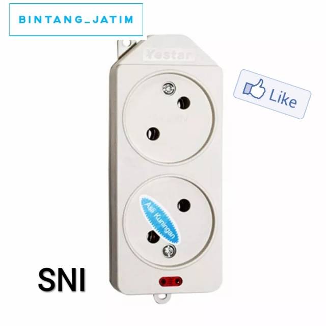 stop kontak tipis/ socket gepeng / colokan listrik