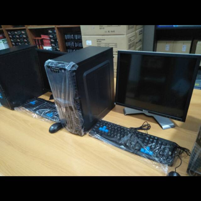 Komputer Pc lengkap dengan LED untuk Gaming,desain grafis,Kantor,iventaris Administrasi siap pakai