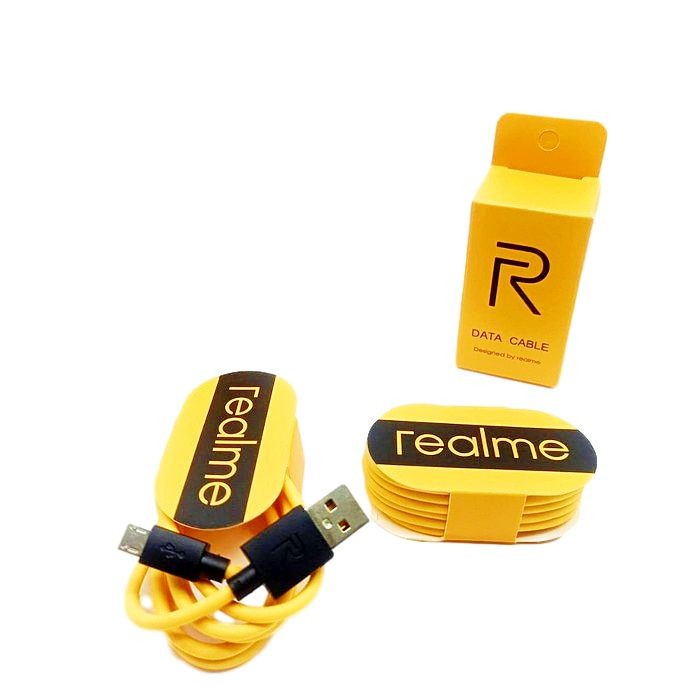 Kabel Data Realme Original 100% Support Fast Charging &amp; Super Vooc Fast Charging Original Micro USB