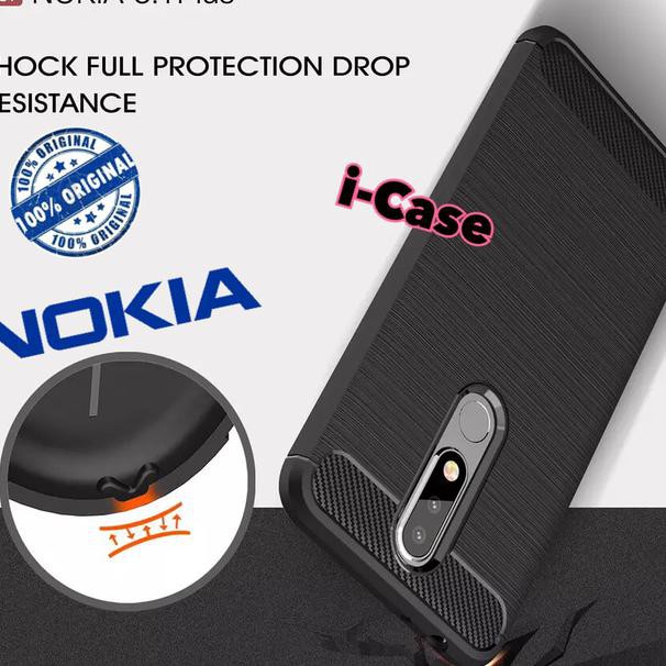 Nokia 5.1 Plus Case rugged armor - casing cover nokia 5.1 plus - Izhar.Farida