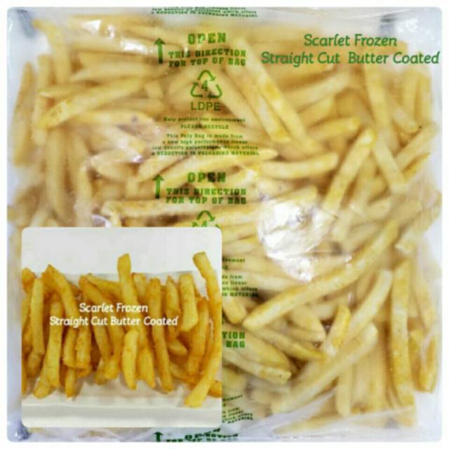 KENTANG FRENCH FRIES BUTTER COATED USA 2,3 KG Shopee Indonesia