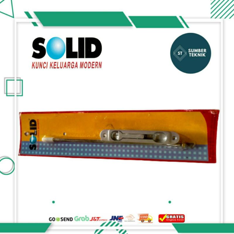 grendel tanam Solid / Slot Tanam/ Grendel Tanam Alumunium 12 Inch