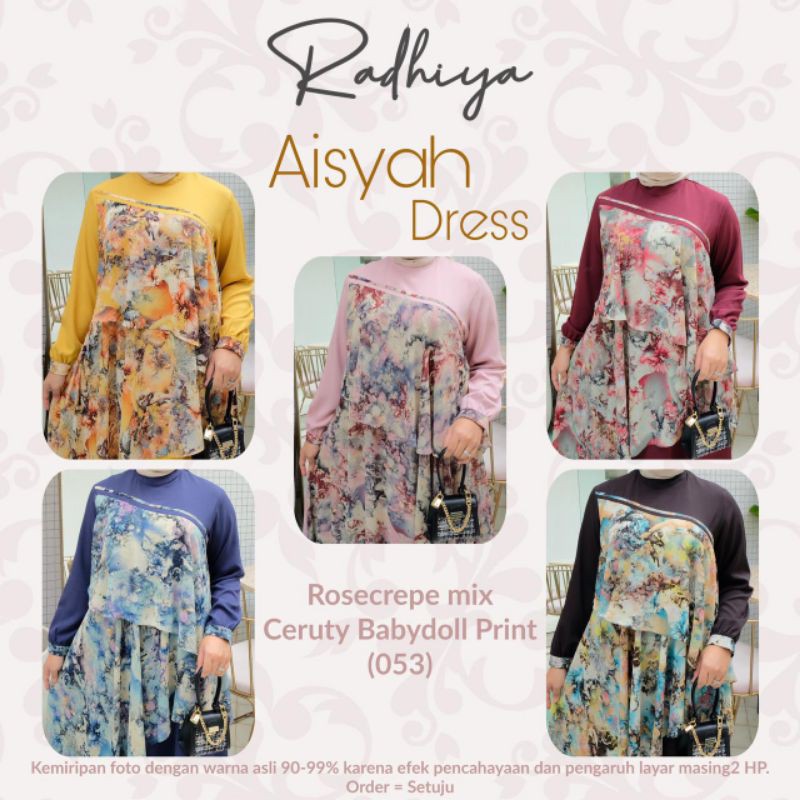 AISYAH DRESS BY RADHIYA