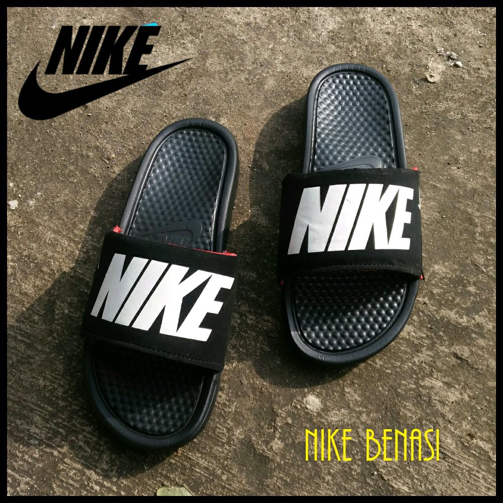 sendal pria nike sandal nike slop nike solarsoft import