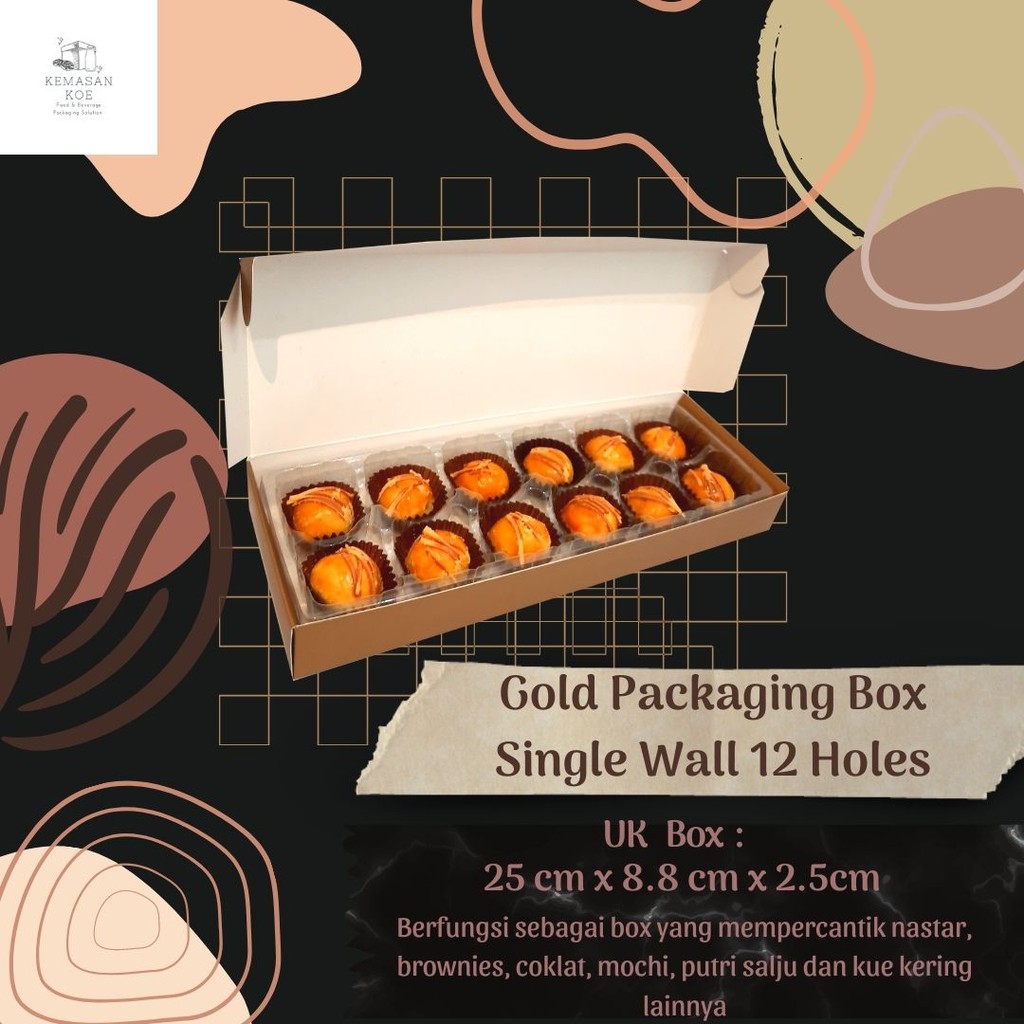 Jual Set Box Packaging Makanan Dus Packaging Karton Box Kue Kraft Box Kotak Kue Single Wall