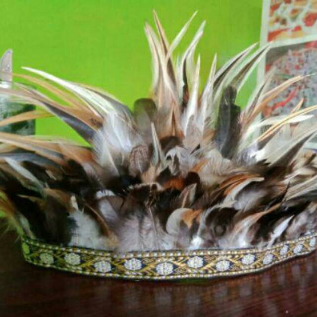 Topi bulu/topi papua/topi karnaval