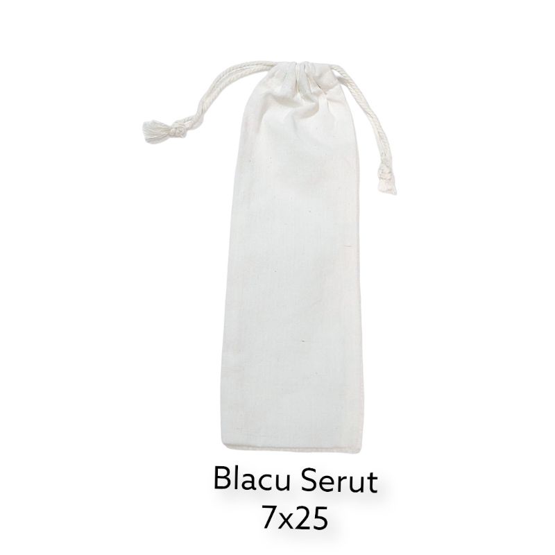 POUCH BLACU SERUT POLOS 7X25 TEMPAT SEDOTAN SENDOK GARPU/BLACU SERUT MURAH/SOUVENIR BELACU SERUT