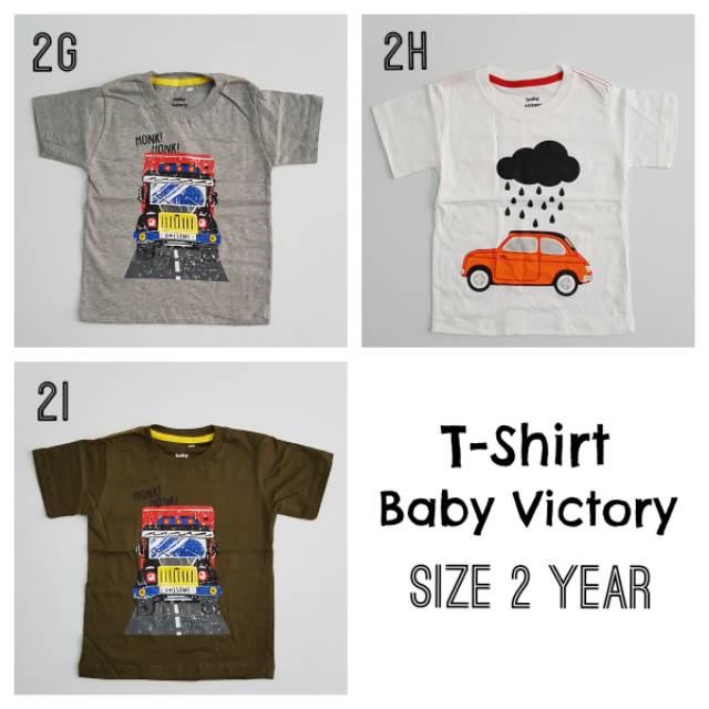 Kaos Anak Laki Baby Victory T-shirt Boy Tee 2 Tahun