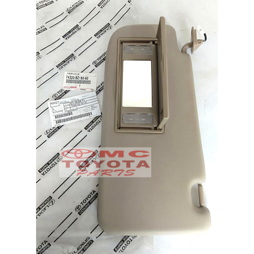 Sun Visor Tahanan Cahaya Kiri Toyota Rush Terios 74320-BZ180-A0