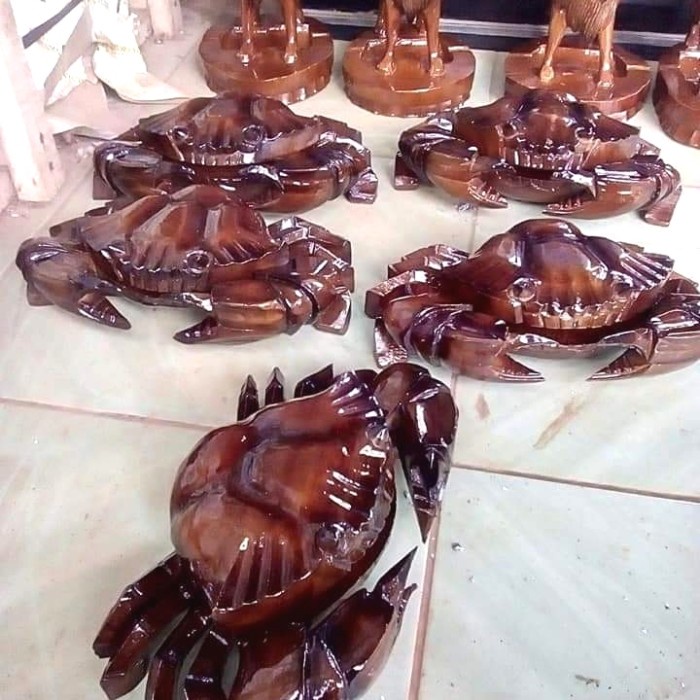 Asbak - Asbak Kepiting Kayu Jati