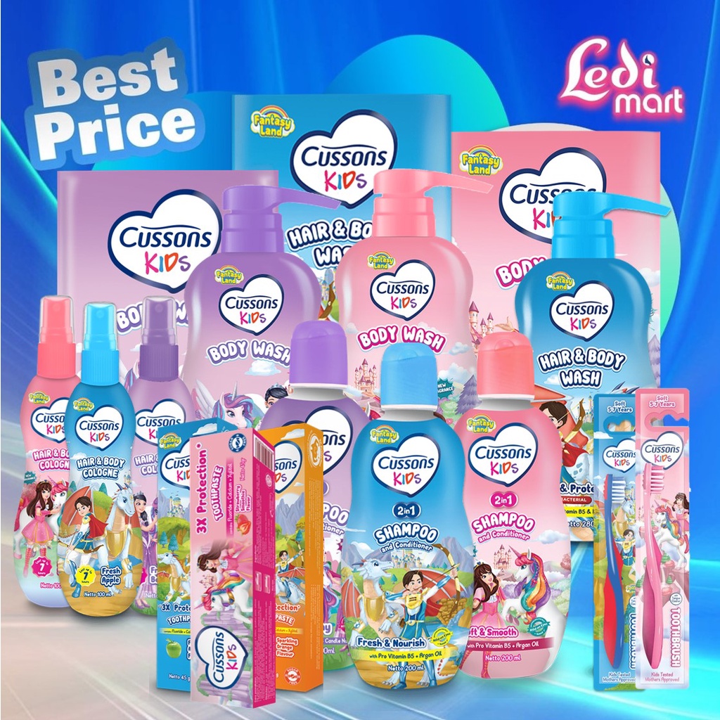 ORIGINAL Cussons Kids Series / Cusson Kid Series / Cussons Kids Toothpaste / LEDI MART