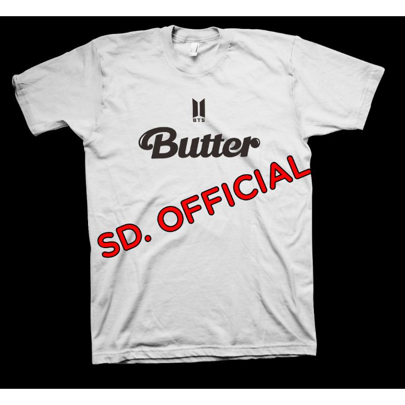 Kaos Bangtan BUTTER Logo bangtan