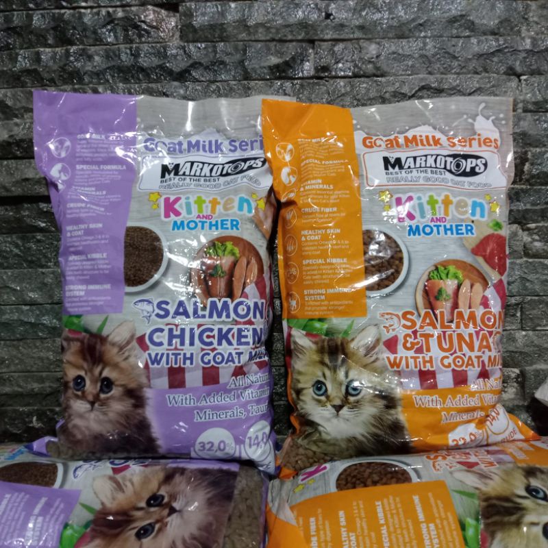 Markotops kitten&amp;mother All Varian 1kg makanan kucing murah (paket 5kg)