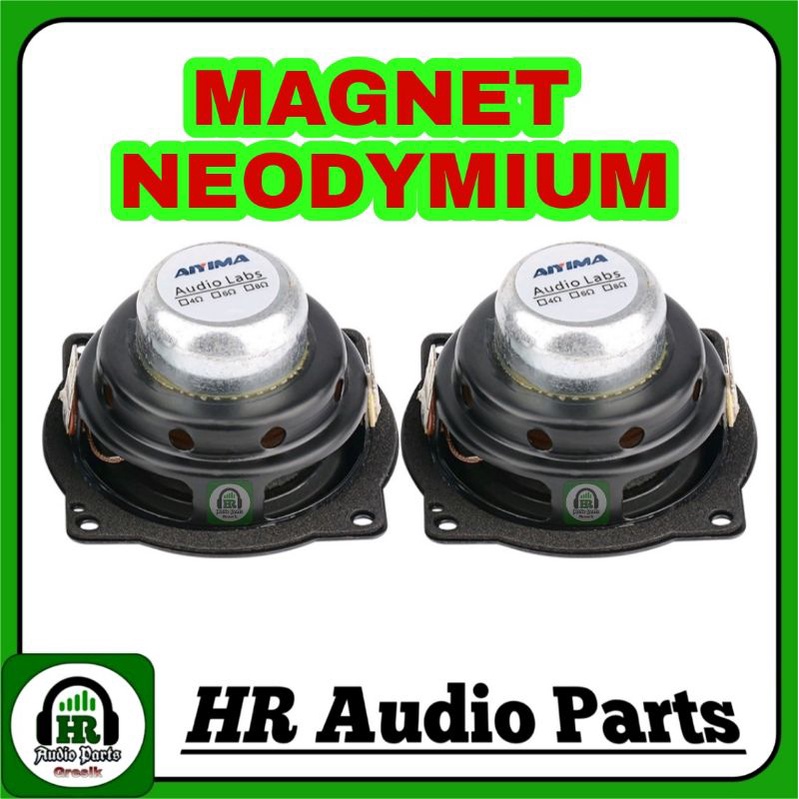 Speaker Neodymium 2.25&quot; Inch 10W 4 Ohm 55mm 5.5Cm Aiyima Strong Magnet Neodymium