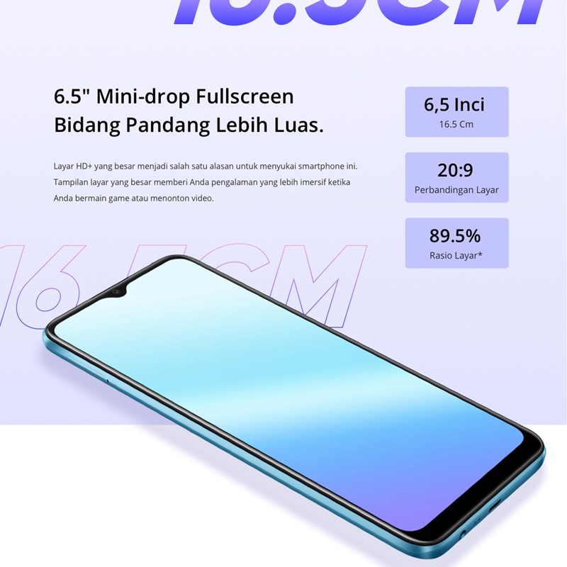 HP realme C21Y 3/32GB 4/64GB [5000mAh, 13MP AI Triple Camera, 6.5