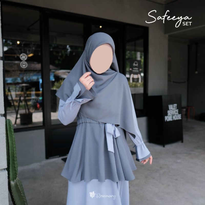 NEW ARRIVAL!! SAFEEYA SET By Rosemarybdg (Gamis+ Khimar) up-1