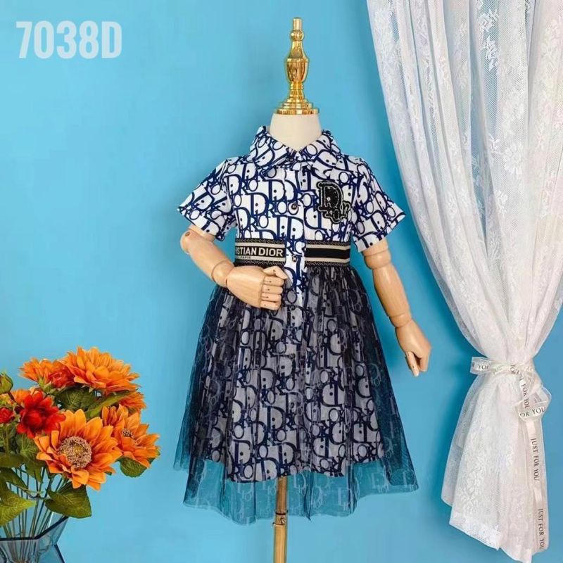 DRESS DIOR ANAK IMPORT SIZE 1 S/D 5 TAHUN