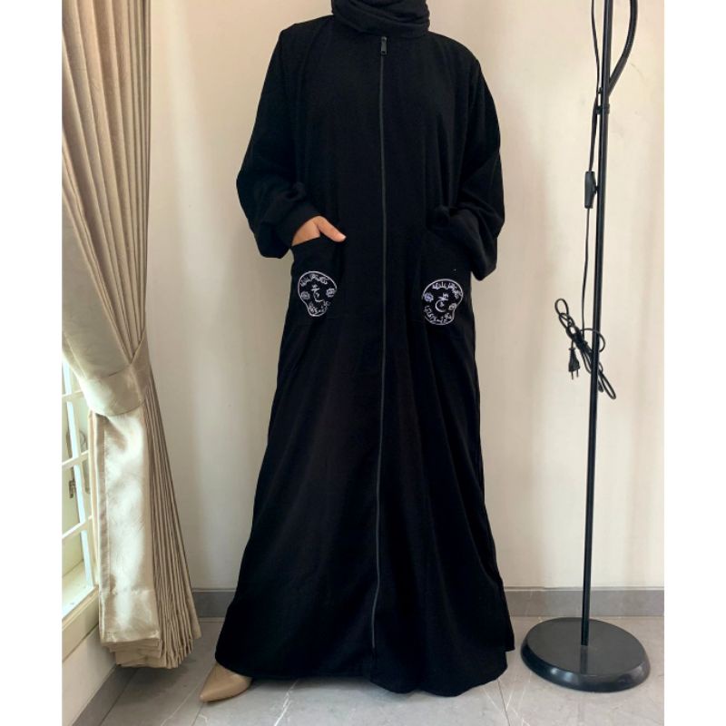 Abaya Saudi Abaya Tarim / Gamis Hitam / Dress Hitam / Gamis Arab / Abaya Arab