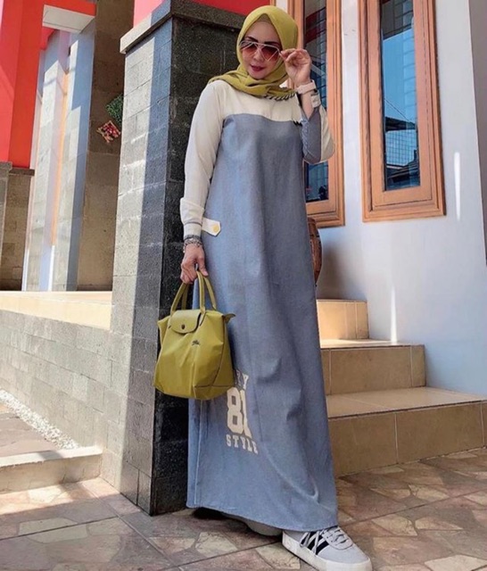 Eazy.Style Gamis Reglan Kuning