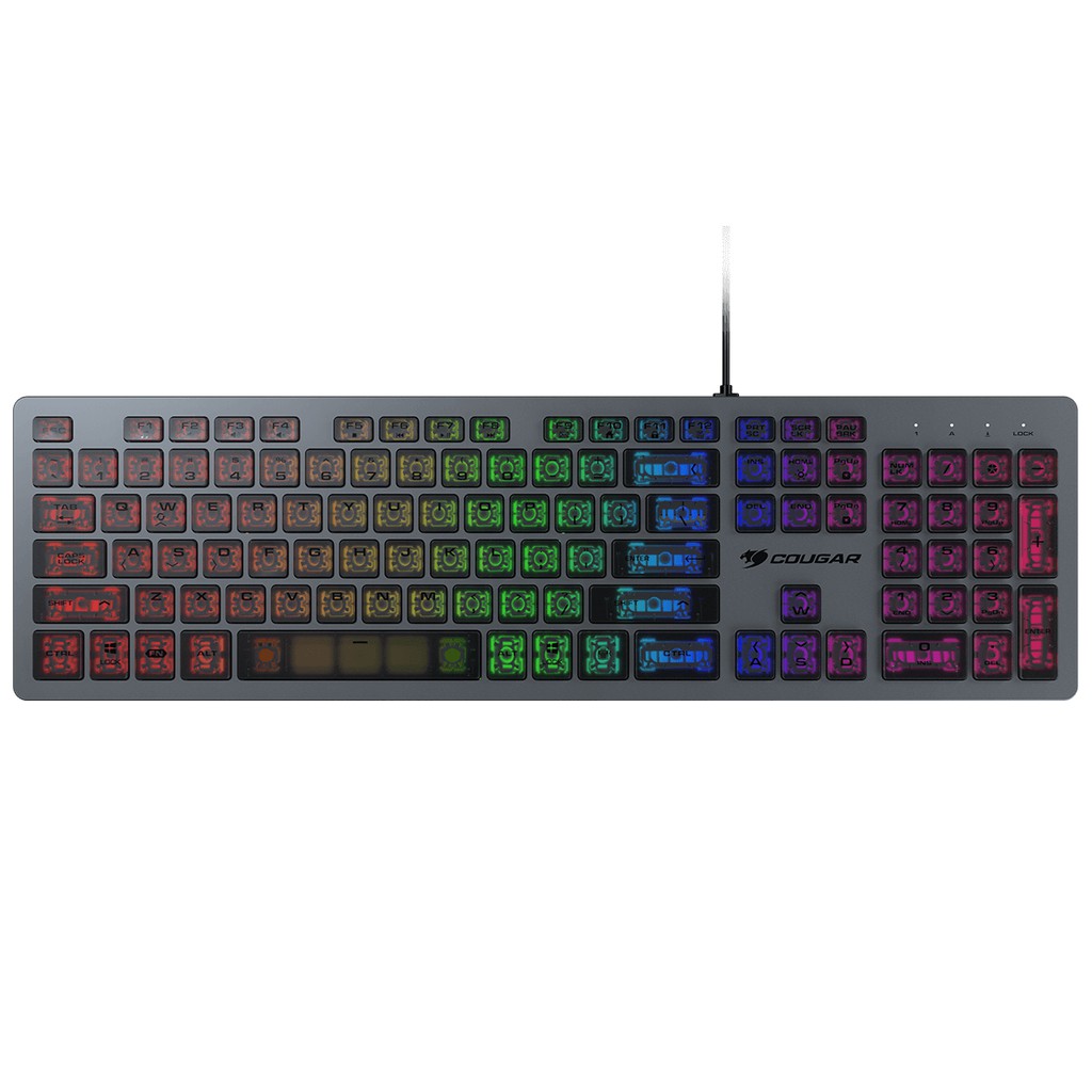 COUGAR GAMING KEYBOARD VANTAR AX Aluminum RGB Scissor-Switch Keyboard