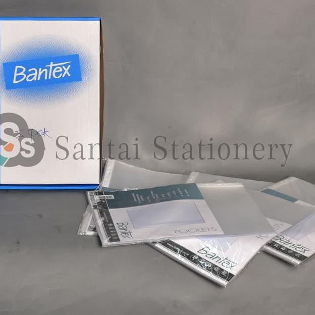 

★ W7C Plastik Pocket Bantex 2040 08 A4 (Document Organizer) kemasan baru Promo.