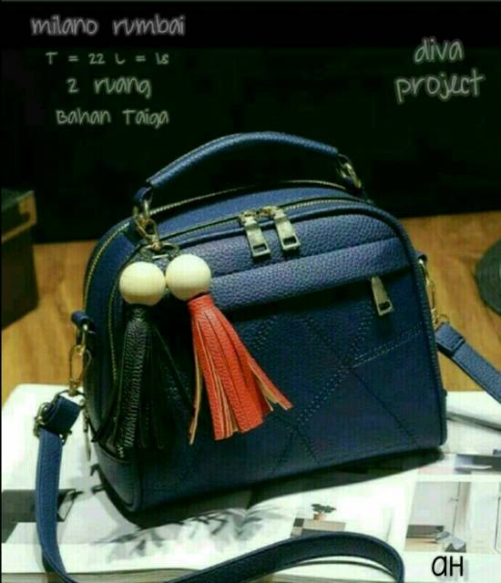 Tas Selempang milano rumbai 1 2 3 4 5 6