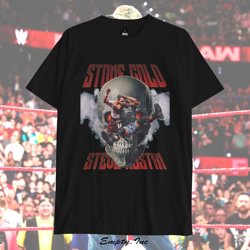 Kaos Stone Cold Steve Austin Graphic Tshirt