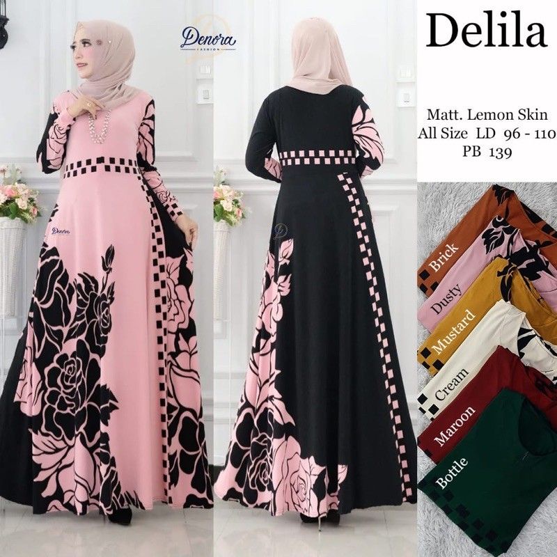 Belinda Maxy - Gamis Wanita Lemon Skin Size XL-XXXL-5L / Vectora Maxy / R.16 - 037-3974 / R.20 - 033-5017 / R.17 - 038-5149