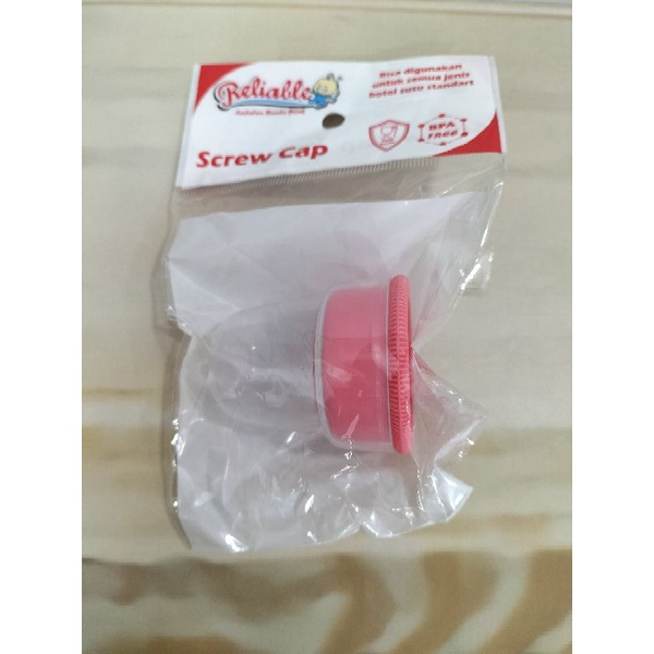 Tutup Botol Susu Standar Reliable/Screw Cup/BPA Free/Food Grade