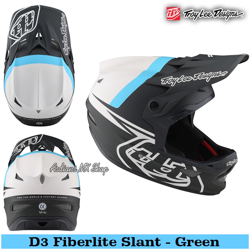 TLD - D3 FIBERLITE SLANT - HELM SEPEDA MTB DOWNHILL