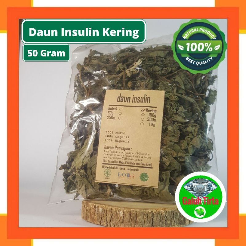 

DAUN INSULIN BUBUK 50 GRAM - Smallanthus Sonchifolius - MURNI - JSR