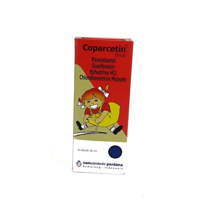 Coparcetin sirup 60ML flu demam batuk pilek anak