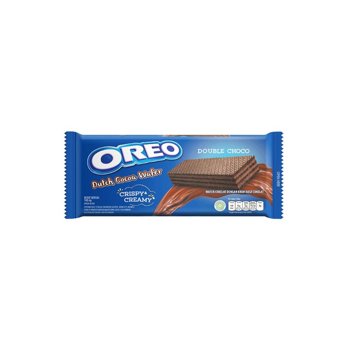 

Oreo dutch cocoa wafer double choco 140g