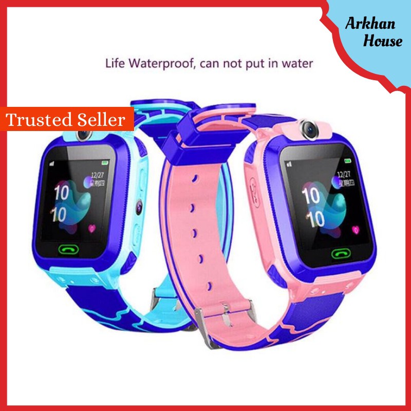 Jam Tangan Anak Murah Life Waterproof | Smartwatch Anak Ada GPS Tracker Sim Card Bisa Telpon Q12