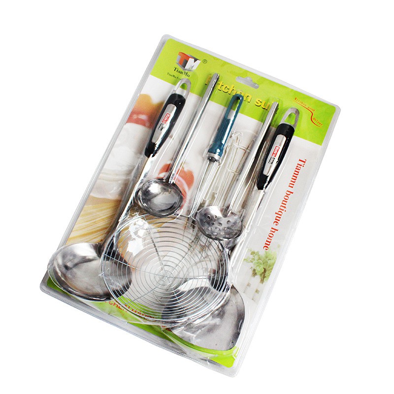 BS215 Peralatan Dapur Set Spatula 5pcs Alat dapur Stainless