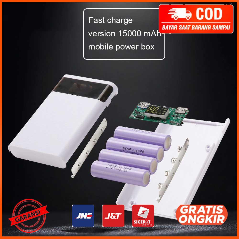 Power Bank Case USB Type C 4 x 18650 2 Port