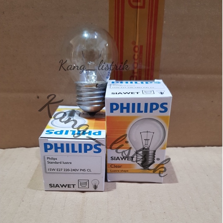 Lampu Pijar Philips Siawet 15W / Lampu Clear Philips 15W