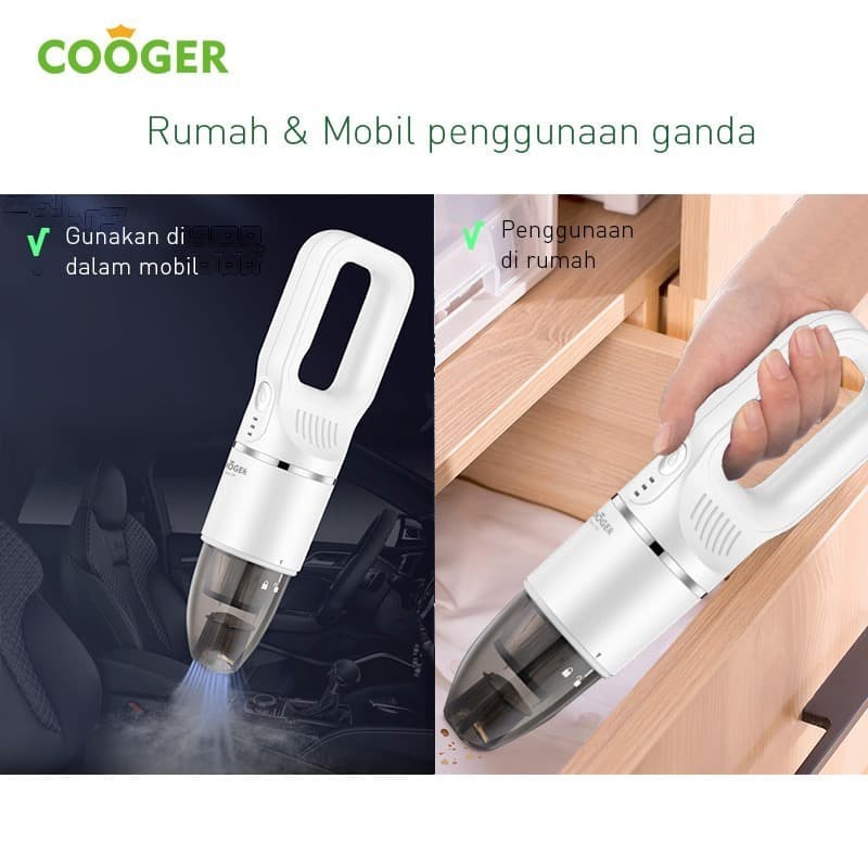 COOGER Multifunctional Wireless Vacuum Cleaner (Penyedot debu tanpa kabel)