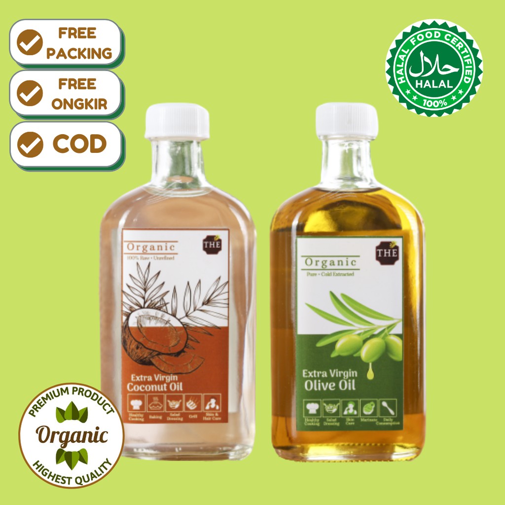 EVCO EVOO / EXTRA VIRGIN COCONUT OIL OLIVE OIL ORIGINAL / MINYAK KELAPA ZAITUN ASLI MURNI 250 ML