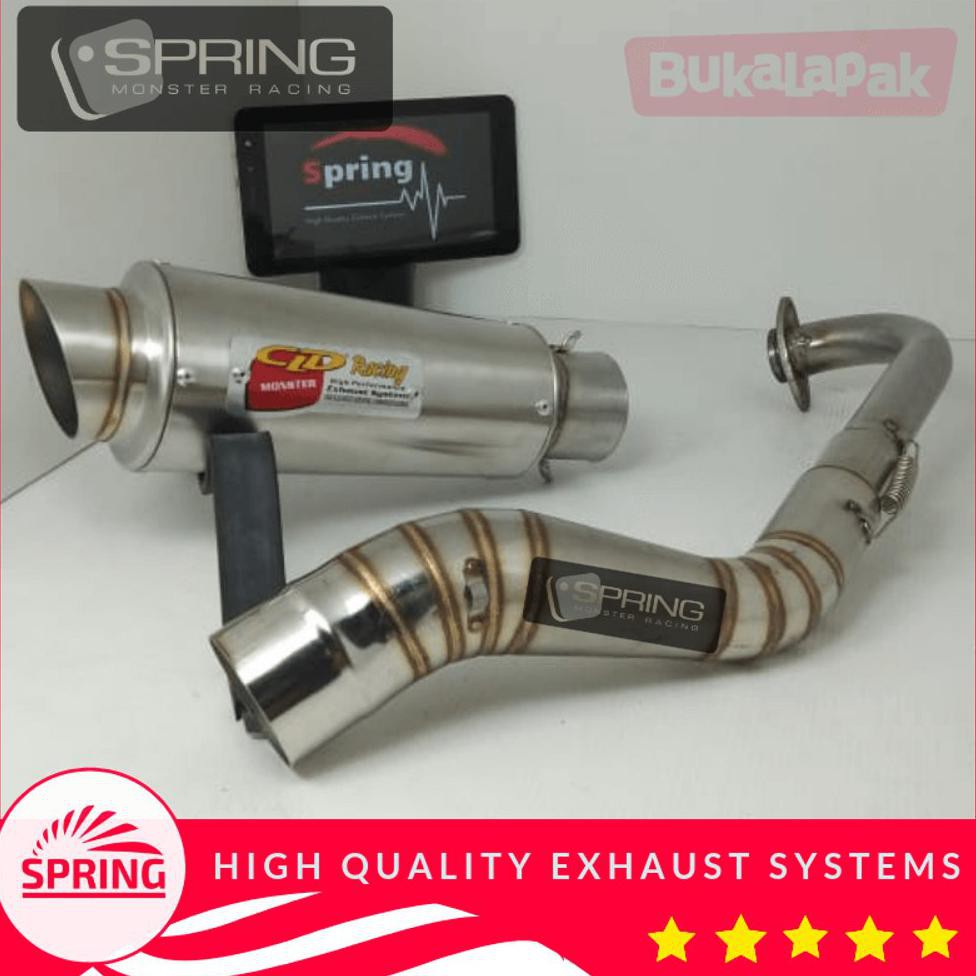 LJK KNALPOT RACING CLD MONSTER SONIC SATRIA FU 150 BEBEK SUPRA X GTR  JUPITER VEGA BLADE SHOGUN