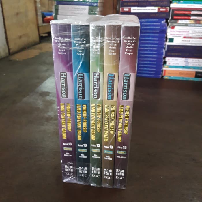 Buku ilmu penyakit dalam ipd harisson 5 buku