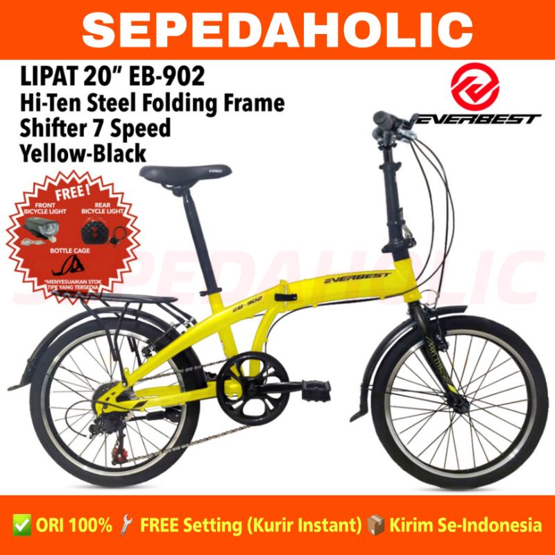 Sepeda Lipat EVERBEST EB 902 Boncengan Ukuran 20 Inch