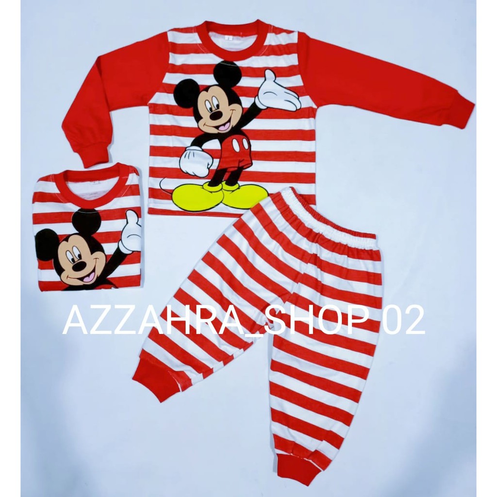 STELAN SWITER ANAK MOTIF MICKEY MOUSE/ STELAN ANAK MOTIF MICKEY MOUSE BORDIR/ STELAN ANAK PANJANG