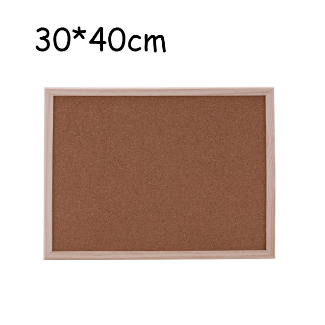 Message board information board wooden board Papan informasi papan pesan papan kayu gantungan dindin-Standar（30*40）