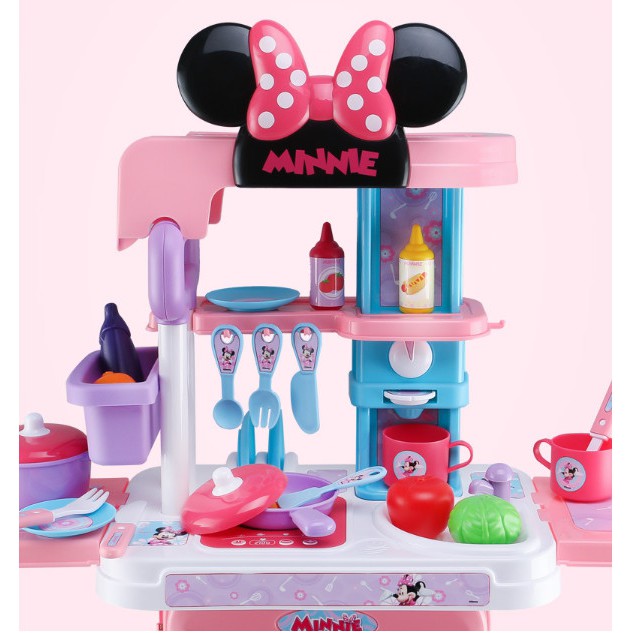 [Dunia Anak] Mainan Troli Kitchen Set Disney Minnie